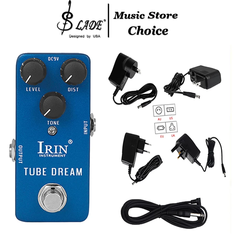 IRIN RS-19 Talent Octave Guitar Effect Pedal 3 Octave Separate Sounds Effects True Bypass Pedals Electric Guitarra Effect