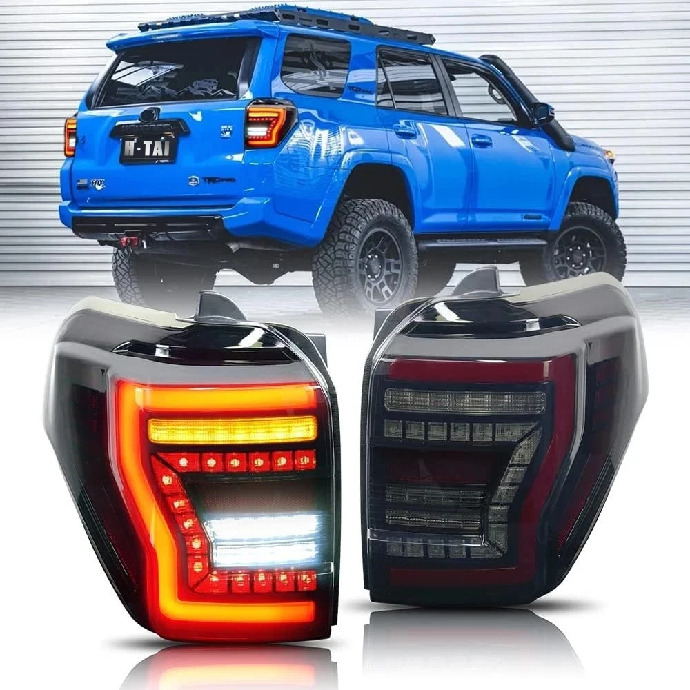 LED Tail Lights For Toyota 4Runner 5th Gen 2010-2021 N280 Rear Lamps Taillights Dynamic Turn Signal Car Tail Light Assemblies