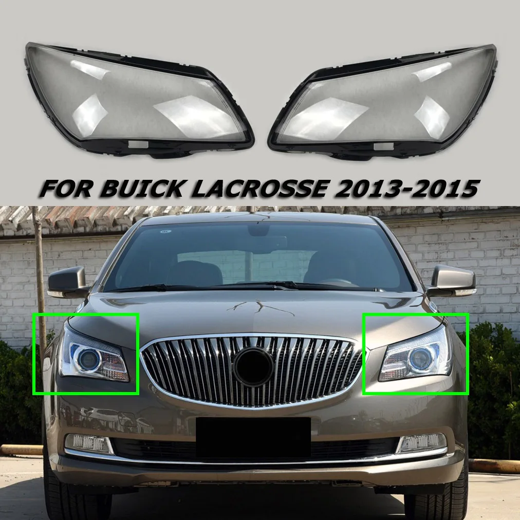 

New Lampshade Lens Fit For Buick Lacrosse 2013 2014 2015 Car Front Headlight Cover Transparent Auto Shell