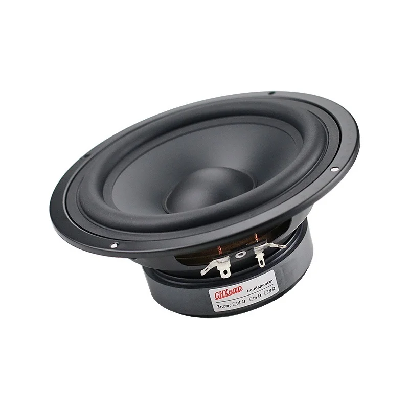 To 6.5 INCH 178mm Woofer Bass Midrange Speaker Units HIFI Desktop PA Speaker Home Theater LoudSpeaker 8ohm 130W 1PCS