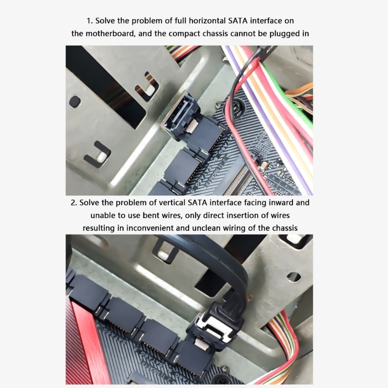 Durability ABS Satas 7Pin Adapter Secure Connection For Ssds HDD