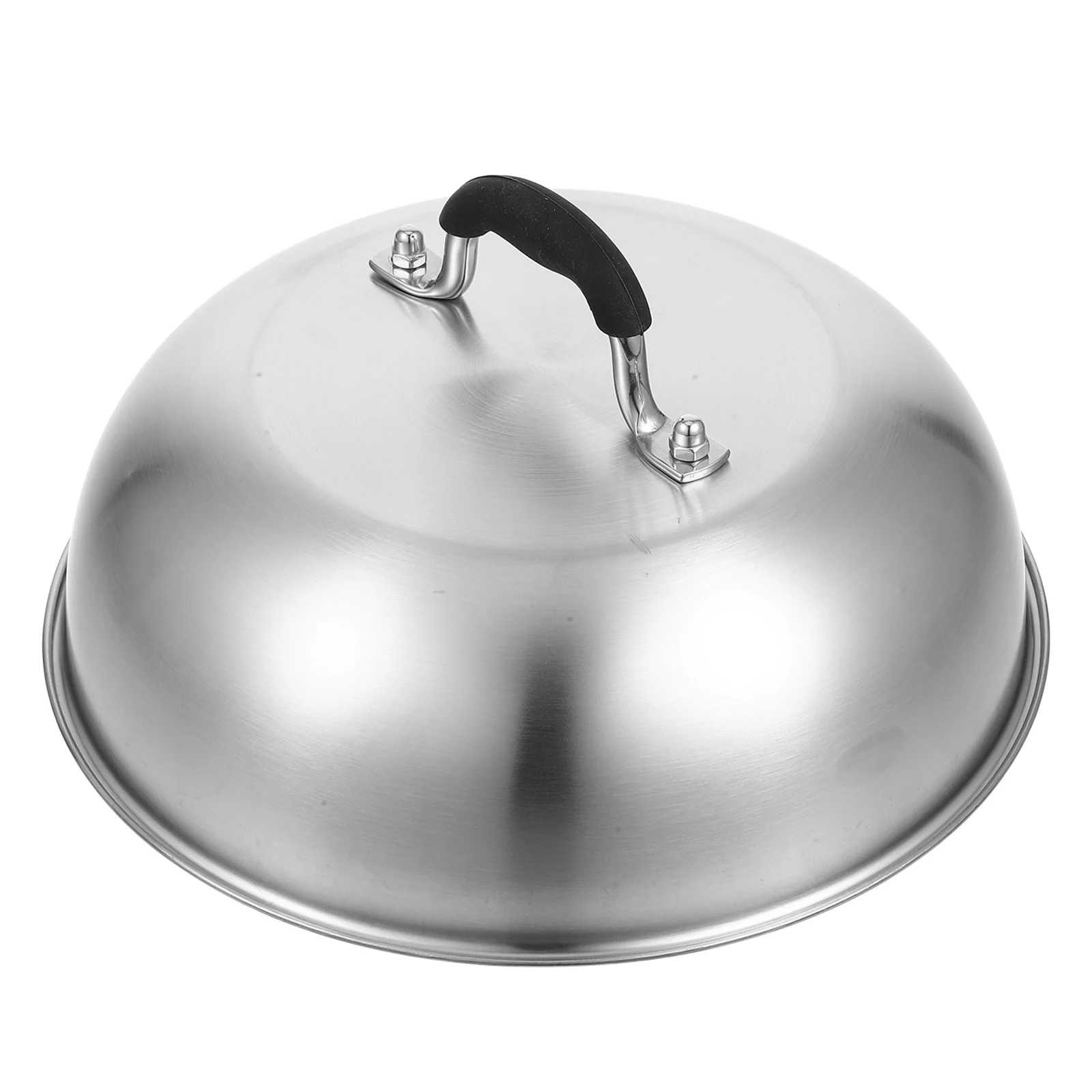 

Universal Stainless Steel Steamer Lid Replacement Cheese Melting Dome Handle Cooking Cover Kitchen Supply Griddle Basting Pot