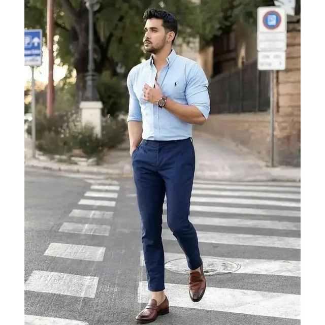 Men Pants Solid Navy Blue Spring Summer Suit Business Wedding Slim Homme Costume Formal Male Trousers Clothing A Pair Of Pants AliExpress