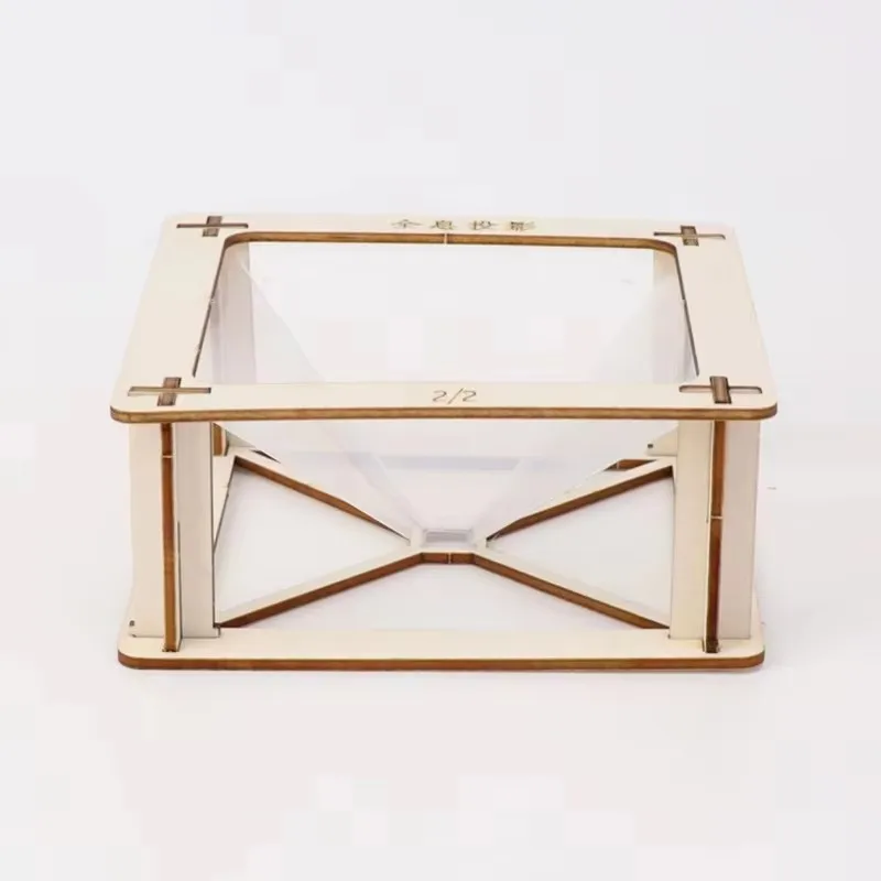 DIY 3D Holographic Projector Kit Physics Science Experiment Handmade Puzzle STEM Materials Small Invention Hobby Gift for Adults
