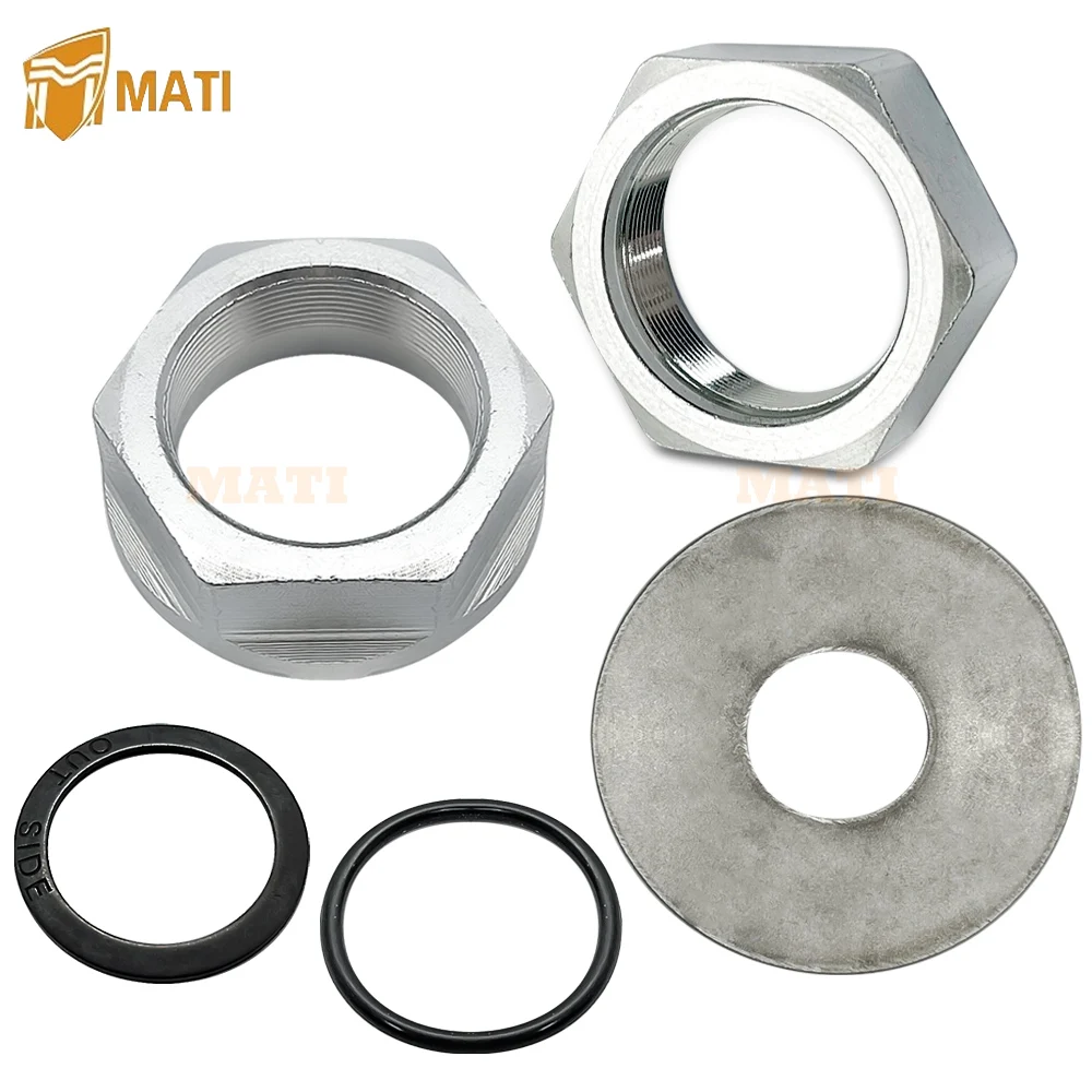 M MATI Axle Nut Washer Seal for Honda FourTrax 300 TRX300 1988-2000 90307-HM5-930 90308-HM5-930 90481-HC4-000