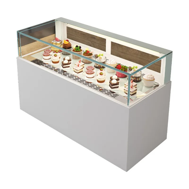 

Embedded cake dessert refrigerated display cabinet cafe dessert shop commercial air cooler