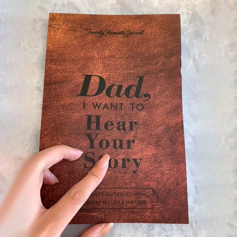 Dad/Mom I Want To Hear Your Story Journal A Father's Guided Journal Multipurpose Journal Book Portable Notebook School Parents