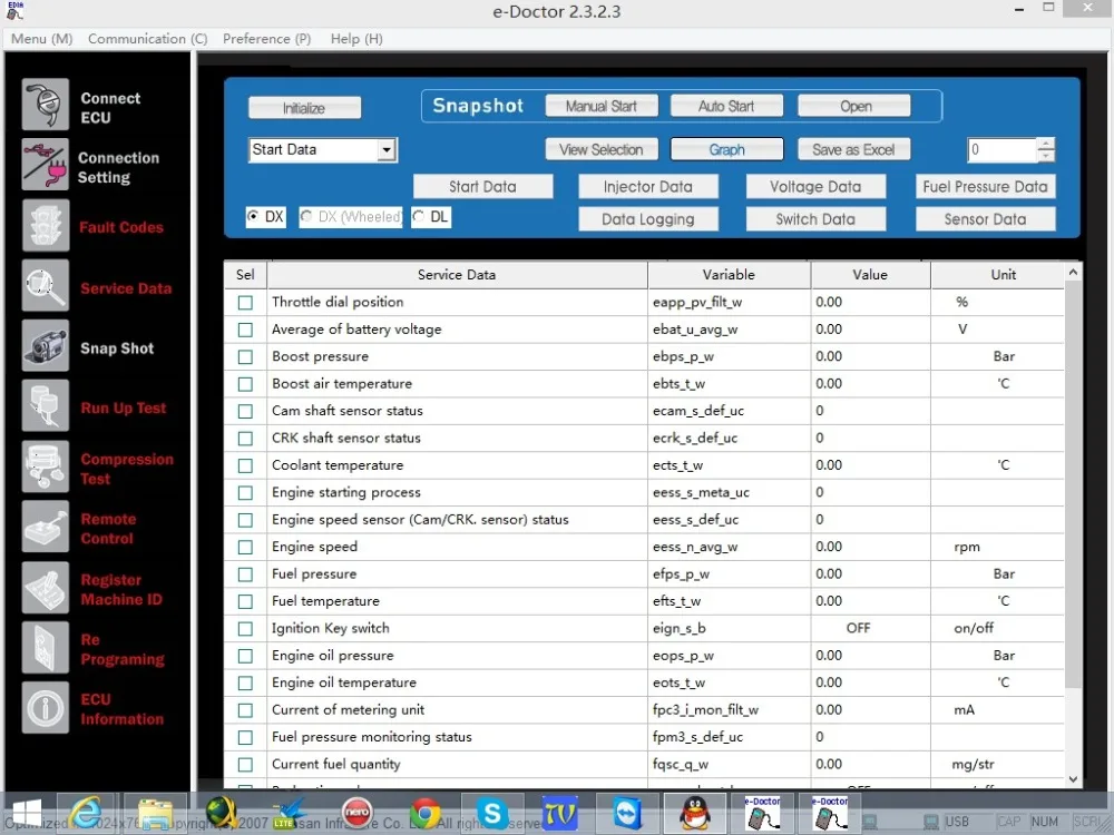 Doosan e-Doctor Engine Diagnostic Software V2.3.2+ Keygen