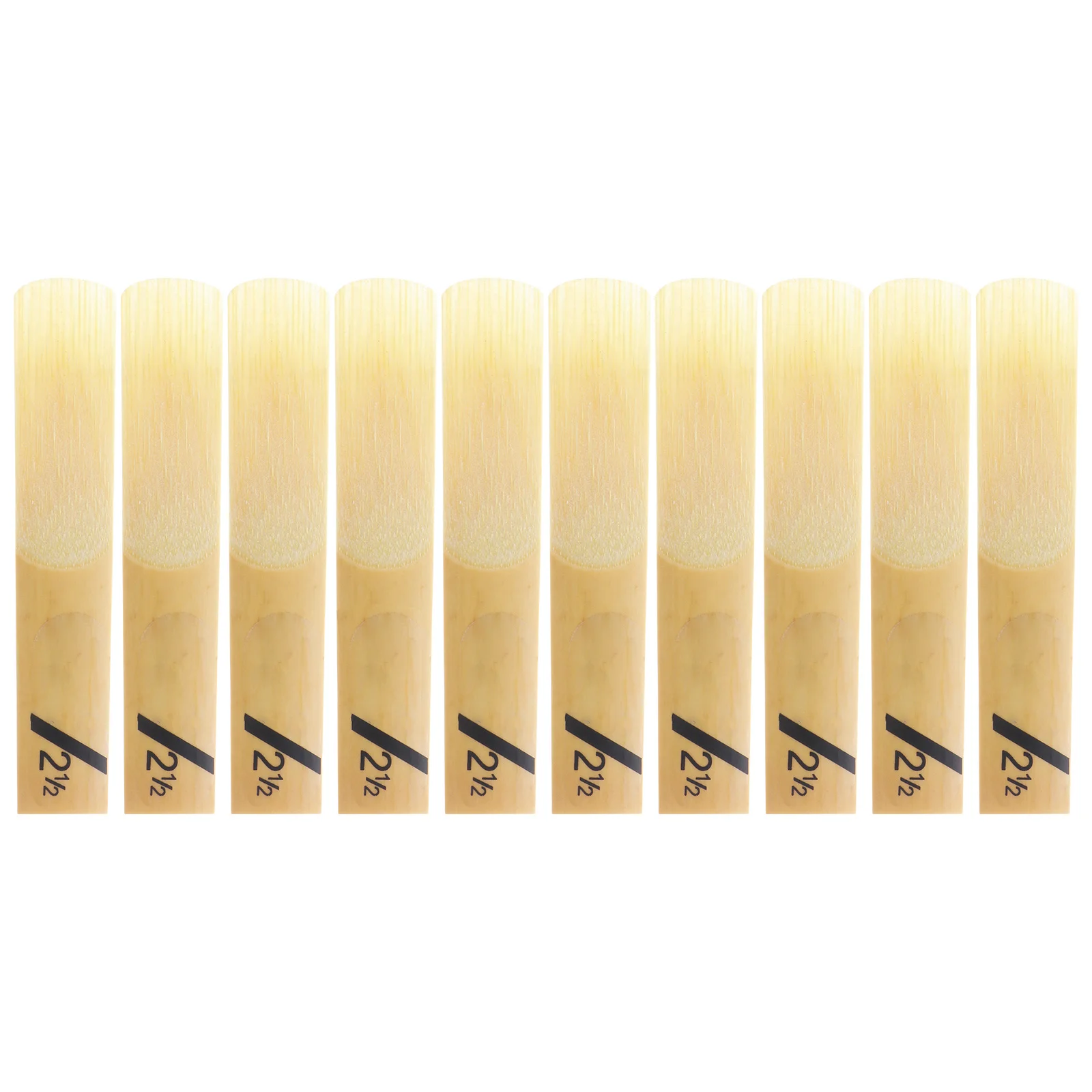 

10Pcs Clarinet Reeds Woodwind Parts Strength 2.5 Durable Long Lasting Sound Quality for Clarinetist Clarinet Reed
