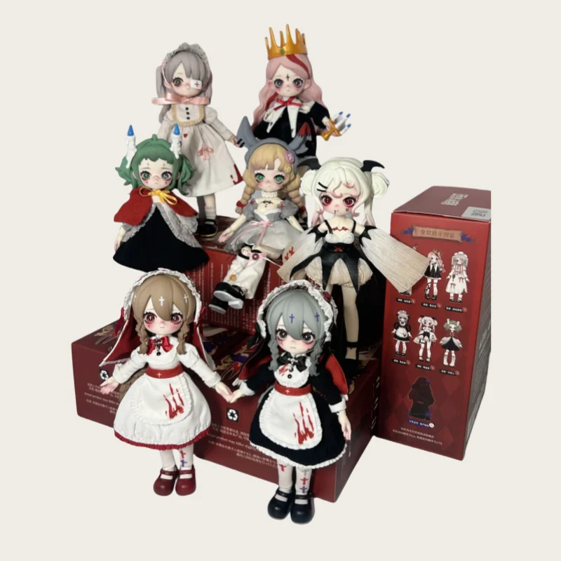 

Горячая серия Nyssa Eerie Nightmare 1/12 Bjd слепая коробка в готическом стиле аниме фигурки суставы могут быть движущимися фигурки Коллекционные игрушки