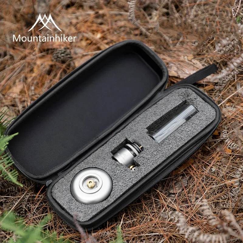 Outdoor Camping Gas Light Mountainhiker Aluminium Alloy Ambient Light Heat-resistant Glass Portable Camping Lamp EVA Storage Bag