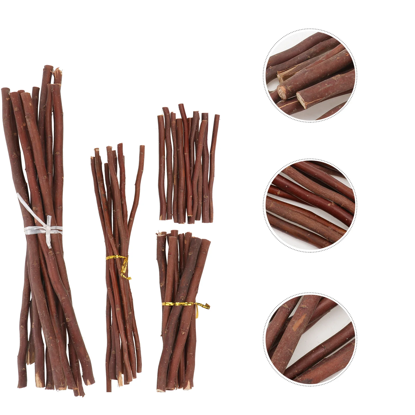 

40pcs Natural Fake Vine Branches Diy Wood Crafts Sticks For Painting Craft Projects Decor Dry Branches Wooden