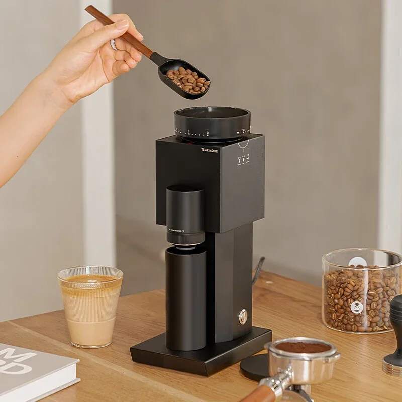 TIMEMORE Electric Bean Grinder Bricks 01S Espresso Coffee Grinder 40mm Conical Burr Home Hand Brewed Coffee Grinding Machine