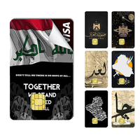 Iraq Flag National Iraqi Stickers Cartoon Credit Card Visa Debit Bank Charge Card Bus Metro Waterproof Sticker Decal Decoration