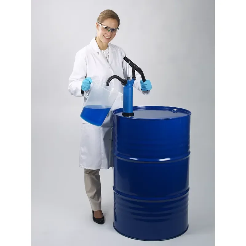 Portable Water Dispenser Pump with Ergonomic Handle Manual Lever Design Galvanized Steel Piston Rod Easy Operation