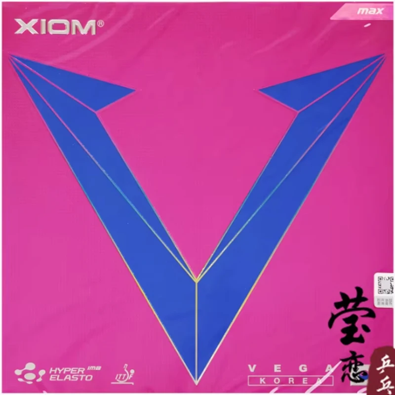 XIOM VEGA KOREA 79-076 table tennis rubber non tacky high elastic and friction fast attack with loop