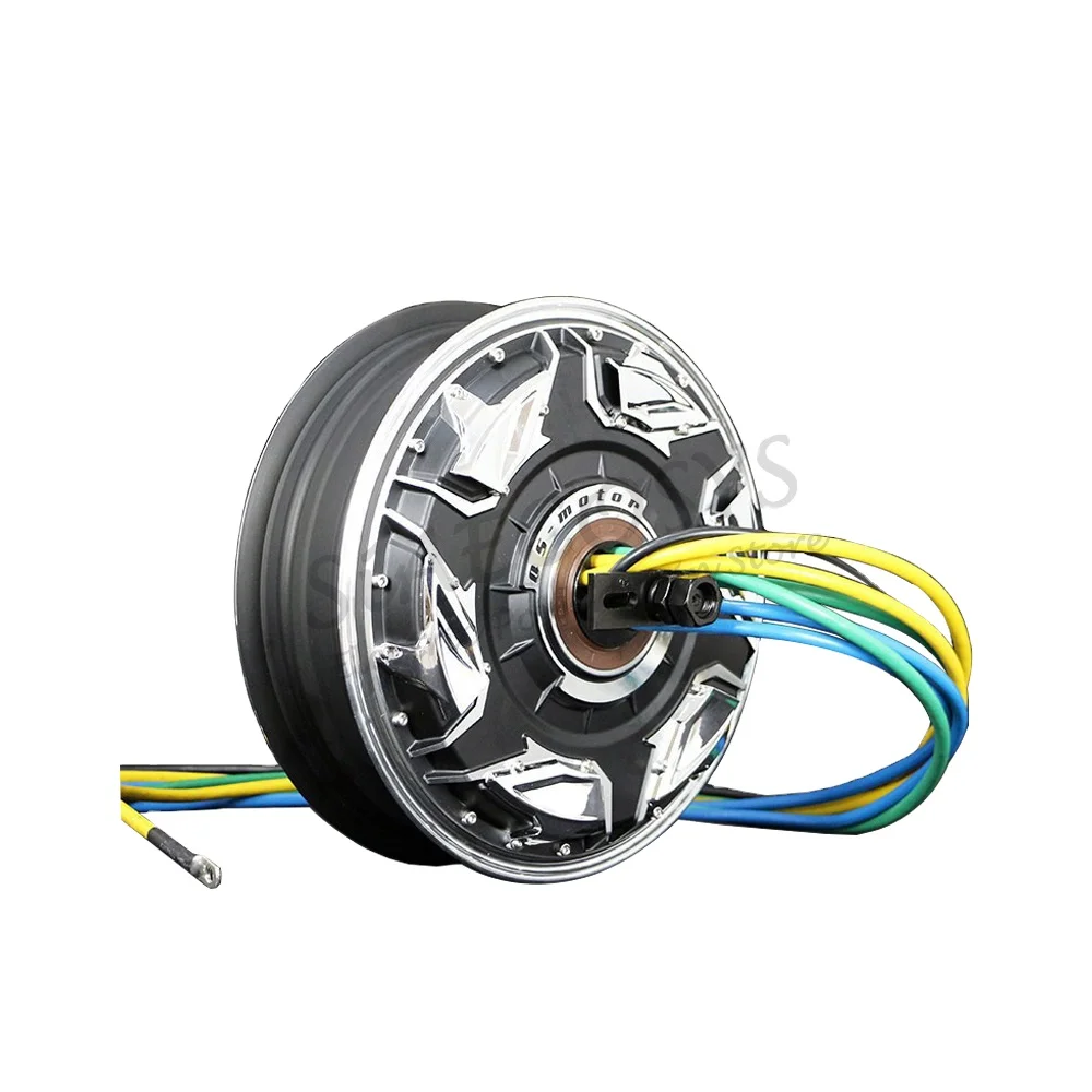 QSMOTOR QS268 3000W 12*3.0inch V5 72V 130kph Hub Motor For Electric Motorcycles Hot Sale BLDC