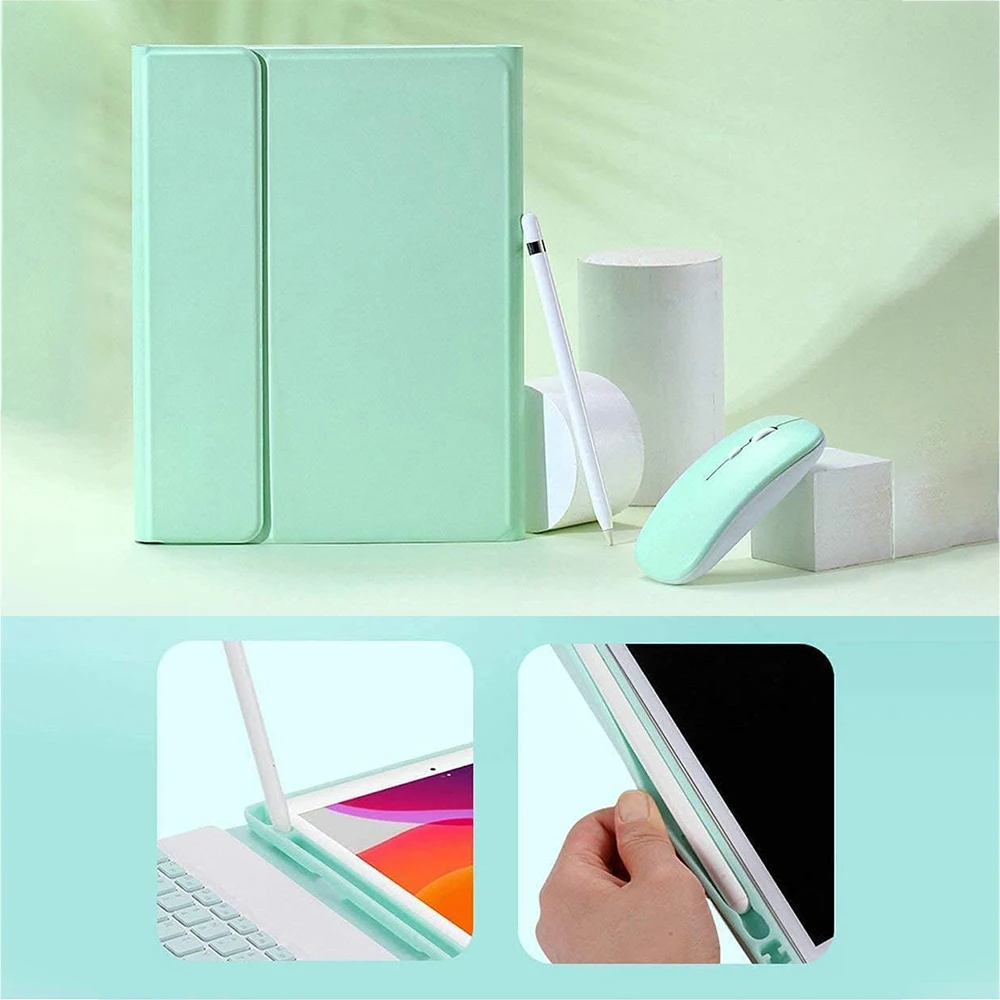 Funda con teclado Bluetooth para iPad mini 4, 2015, 7,9 pulgadas, A1538, A1550, 5, 2019, 7,9 pulgadas, A2124, A2125, A2126, A2133