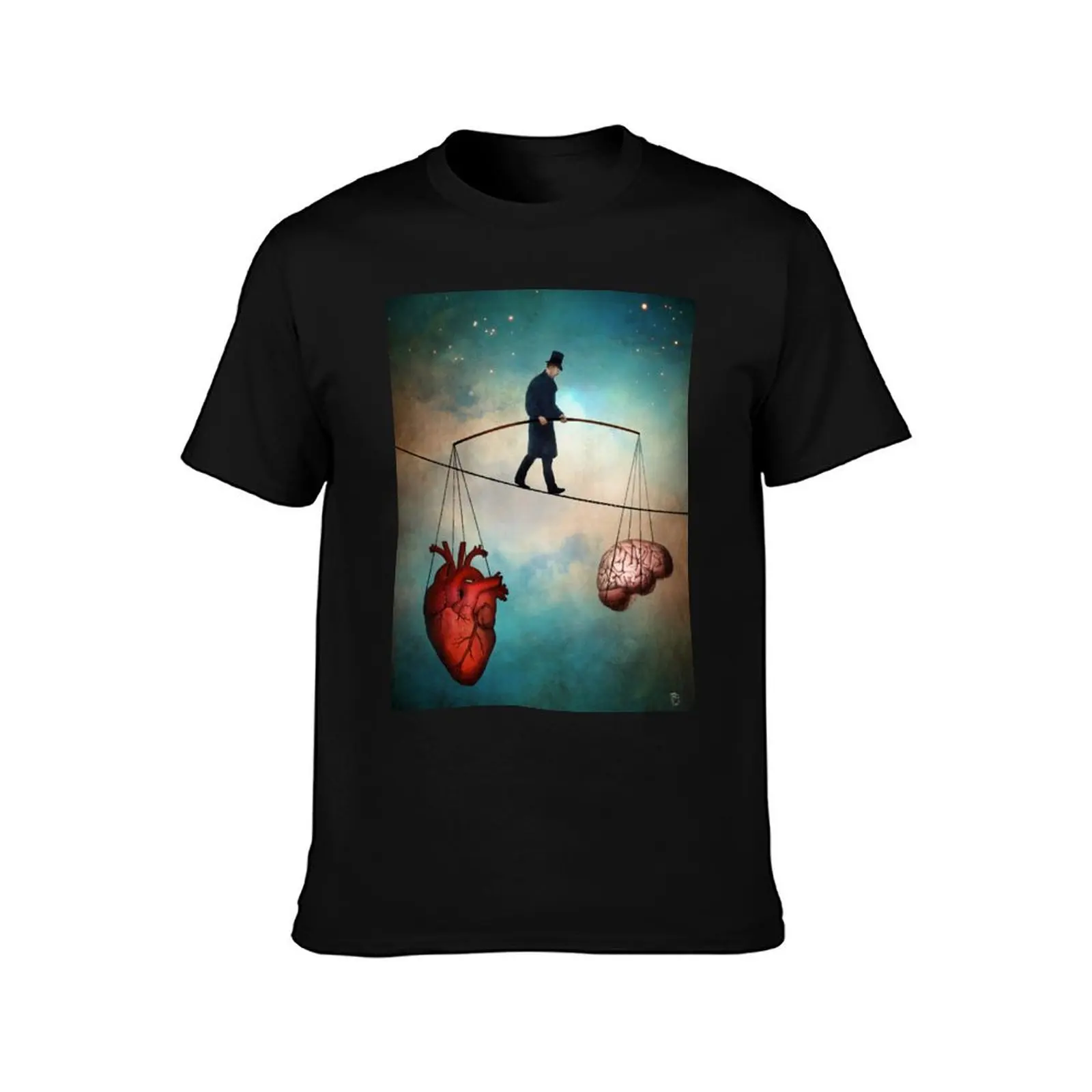 The Balance T-Shirt Casual Daily Wear Short Sleeve Top T-Shirt