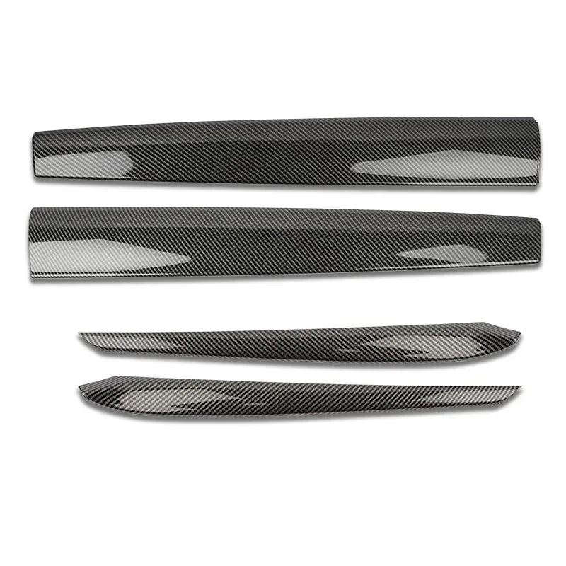 4Pcs Gloss Carbon