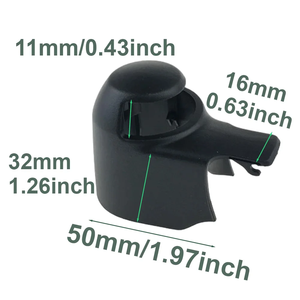 1K8955435 Car Rear Windshield Windscreen Wiper Washer Arm Nut Cover Cap For VW Multivan Transporter Caravelle T6 2016-2024