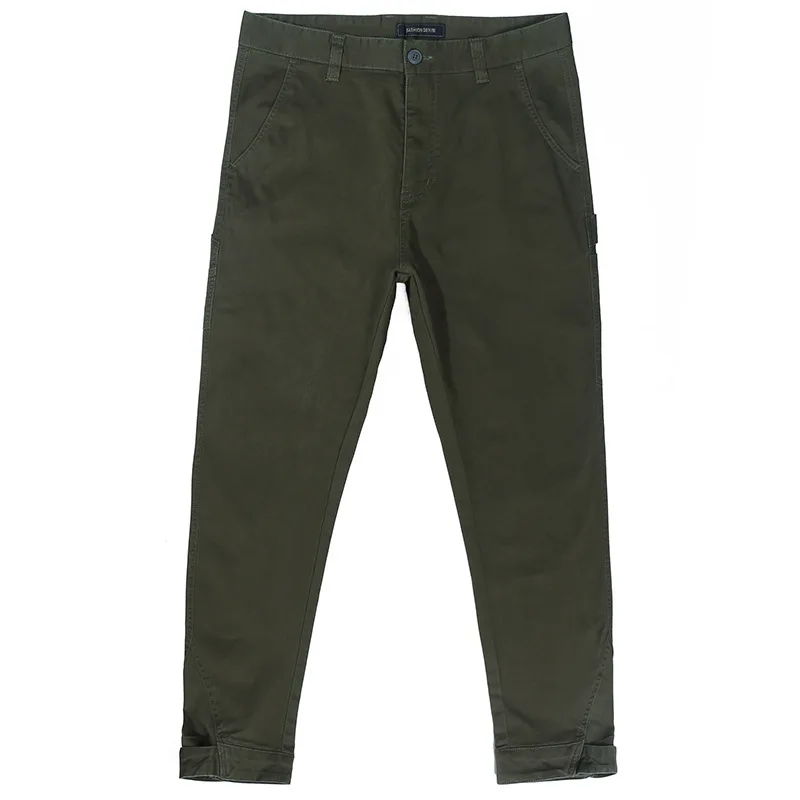 Trendy Tapered Overalls Green Fashion Outdoor Men's Clothing Mountaineering All-Match Quality Men's Slim Casual Pants