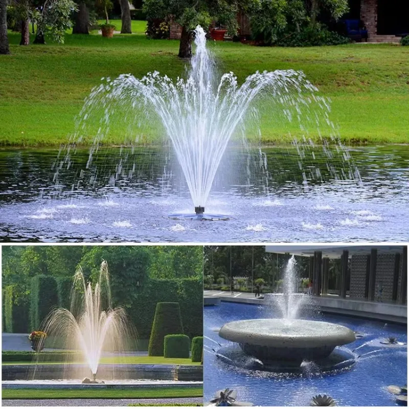 

【Popular】Stainless Steel Brass Swimming Pool Decorative Fountain Nozzles Head Outdoor Music Water Fountain Waterfall Garden Deco