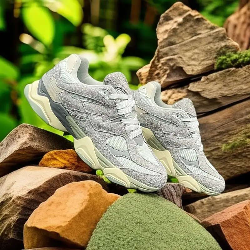 Zapatos retro para papá, elegantes zapatos para caminar multideportivos con suelas cómodas y suaves para saltar y correr.