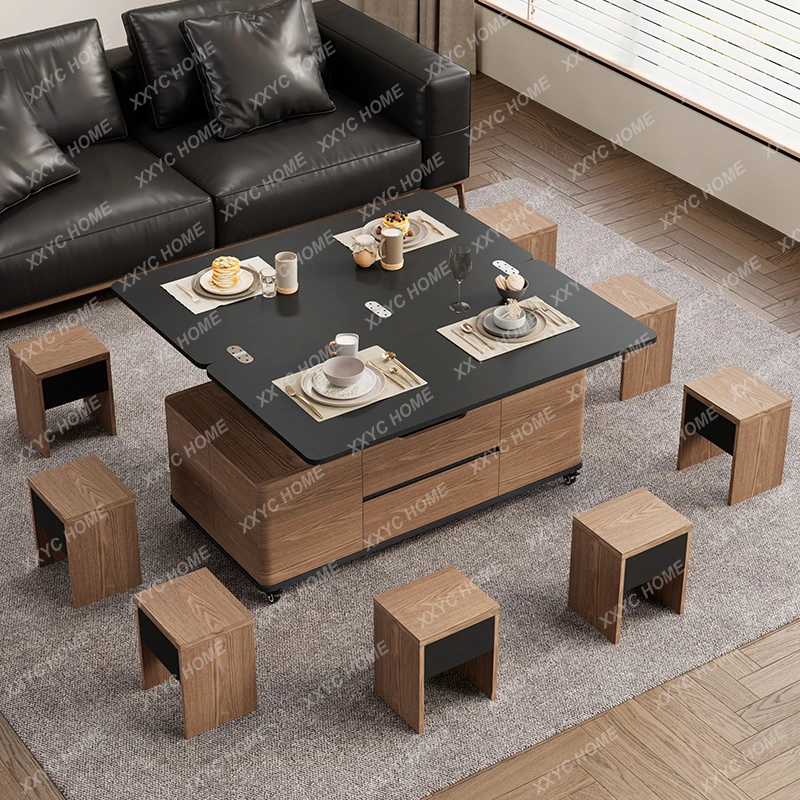 

A Solid Wood Nordic Coffee Table Designer Rustic Minimalist Modern Coffee Table