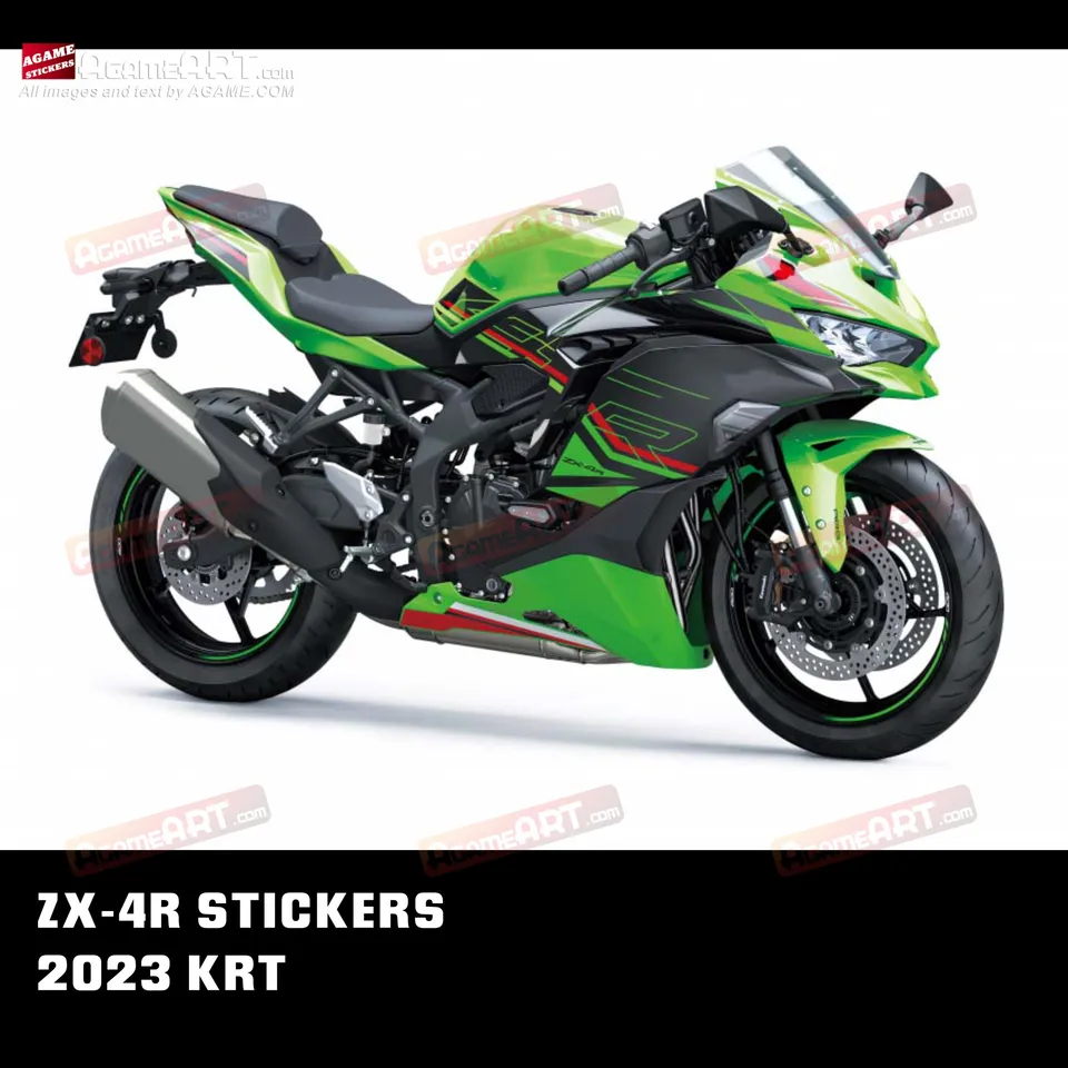 Motorcycle Stickers for ZX4RR ZX4R 2023 KRT Full Decals