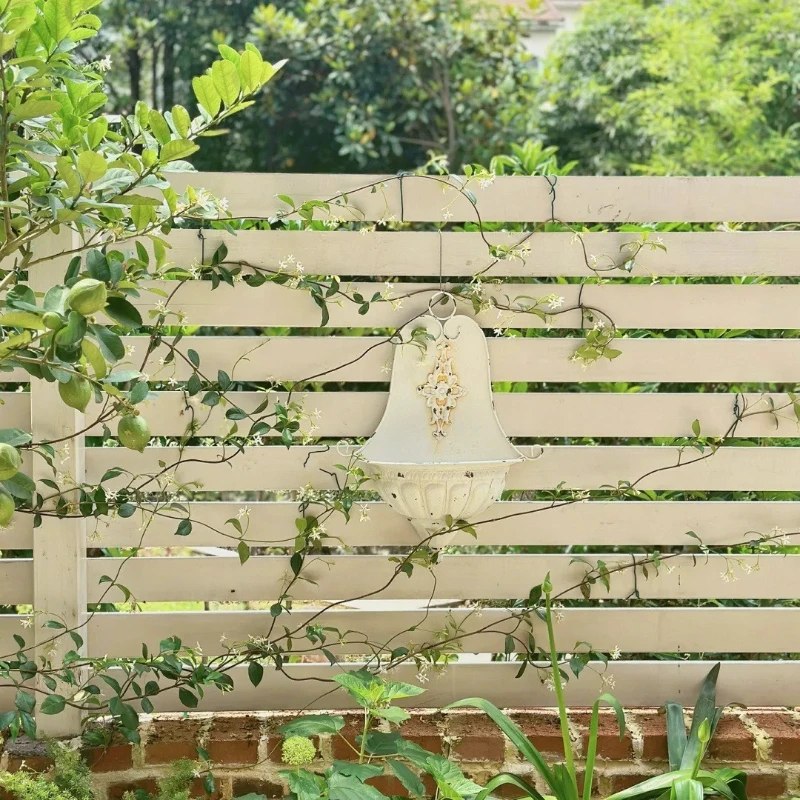 

Французский полукруглый цветочный горшок, настенный держатель для растений, винтажный старый садовый горшок, разные декоративные украшения