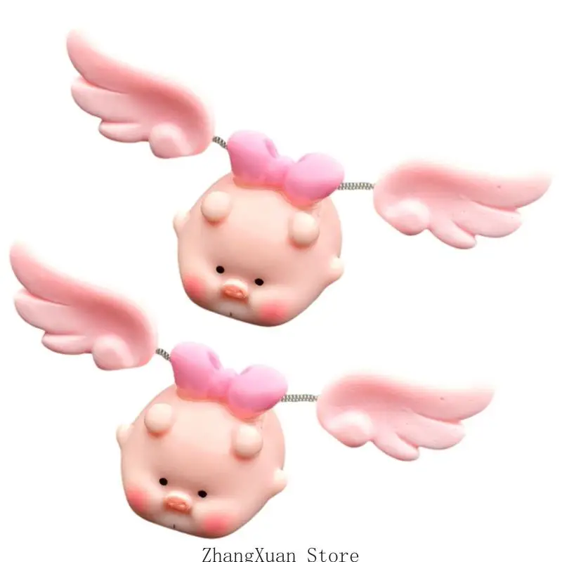 Cartoon-Schwingendes Schwein-Skulptur Kleines Tischspielzeug für Auto-Armaturenbrett-Dekorationen Geschenk 3XUF – Detail 8