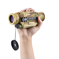 SUNCORE NV0535 Upgrade Version Night Vision Goggles Monocular with 5X Digital Zoom Scope in Black for Outdoor Activities