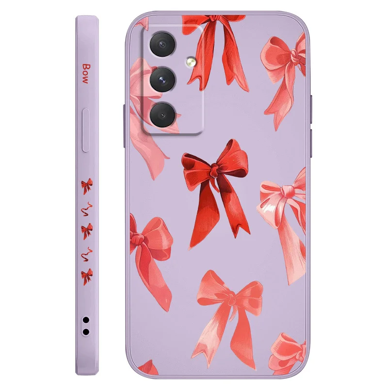 

Elegant Bow Phone Case For Samsung Galaxy A55 A35 A25 A15 A56 A36 A26 A16 A06 A05 A05S A54 A34 A24 A14 A04 A04S A04E 4G 5G Cover