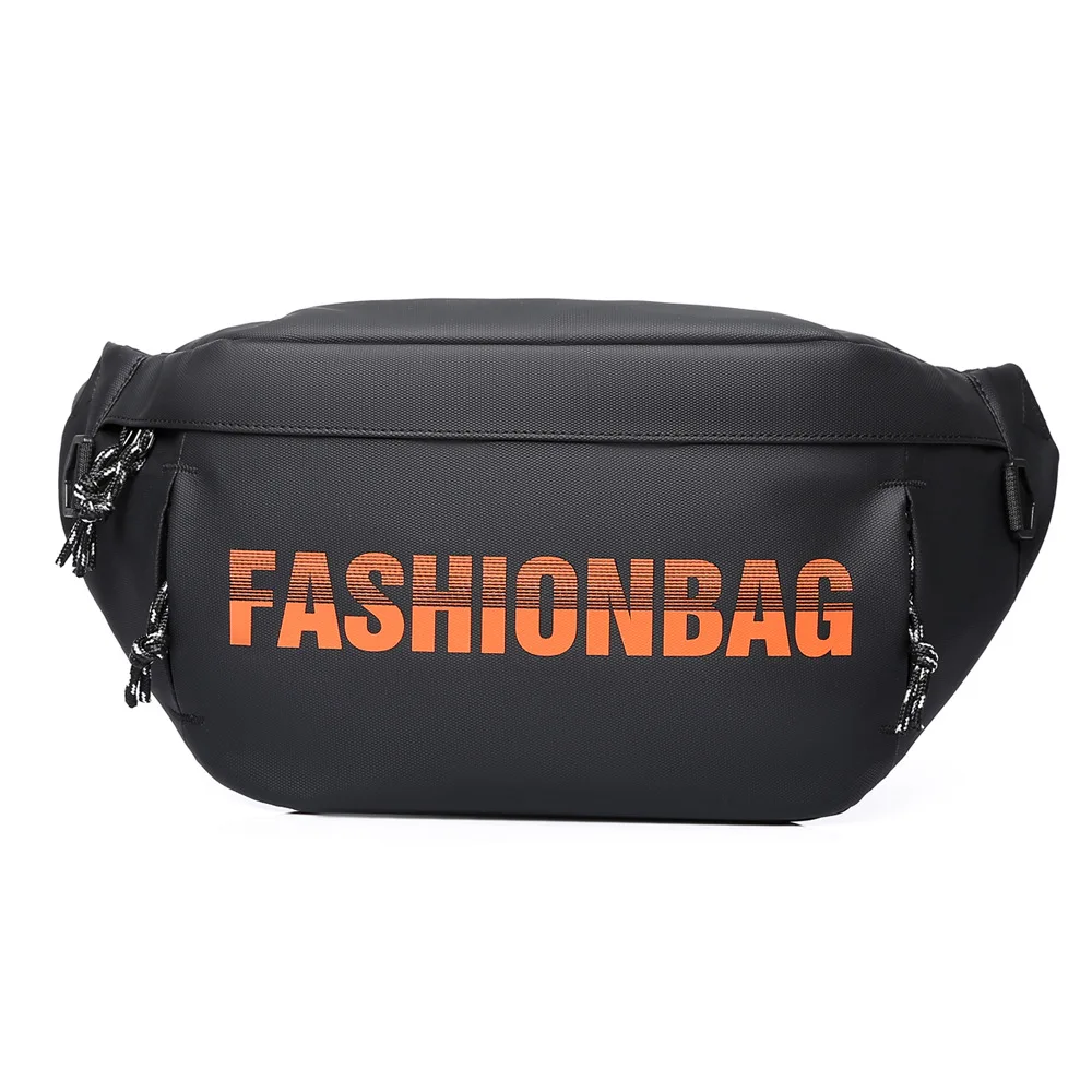 Borsa a tracolla resistente all'acqua da uomo, borsa a tracolla multifunzionale, marsupio leggero per pendolari, viaggi e sport