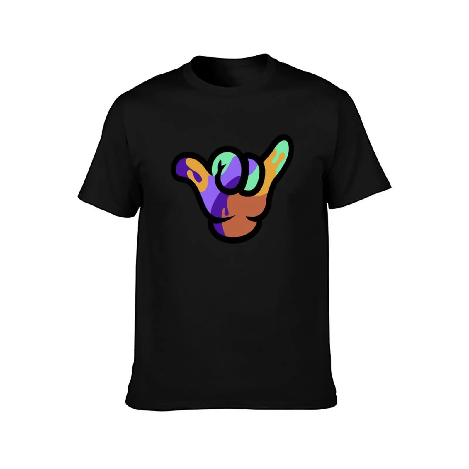 Hang Loose Shaka T-Shirt Summer Casual Cotton Tee Oversized Streetwear Tops Vintage Graphic Print Loose Fit Short Sleeve