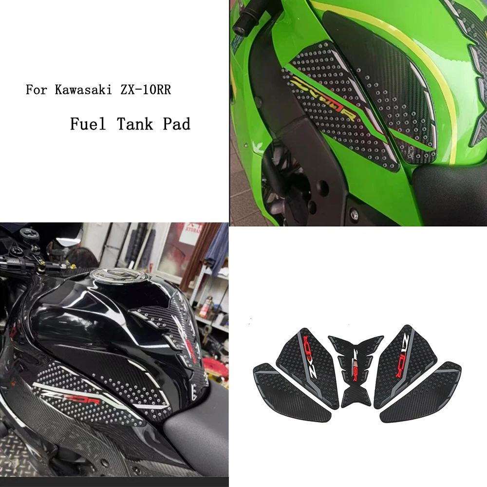 

Tank Pad Motorcycle accessories Fuel Tank Pad For Kawasaki ZX-10R ZX10R ZX-10RR Anti-slip side stickers for the tank