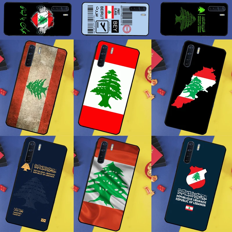 Phone Cases Lebanon - Lübnan Bayrağı Oppo A18 A38 A58
