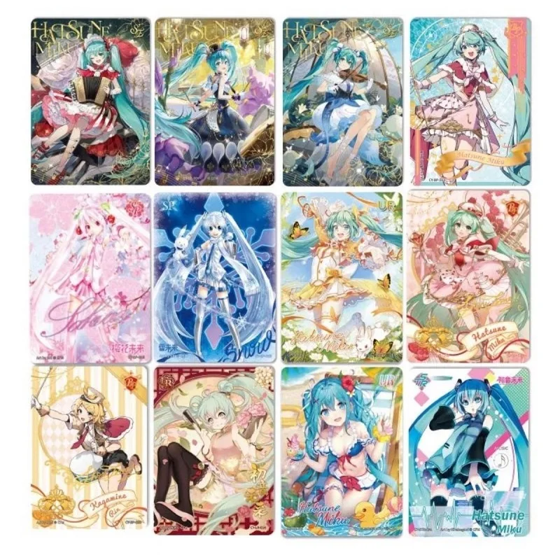 KAYOU Original Hatsune Miku Karten-Charm-Pack Shining Superstar Party Show Karten CR OR UTR Seltene Sammelkarten Spielzeug – Detail 34