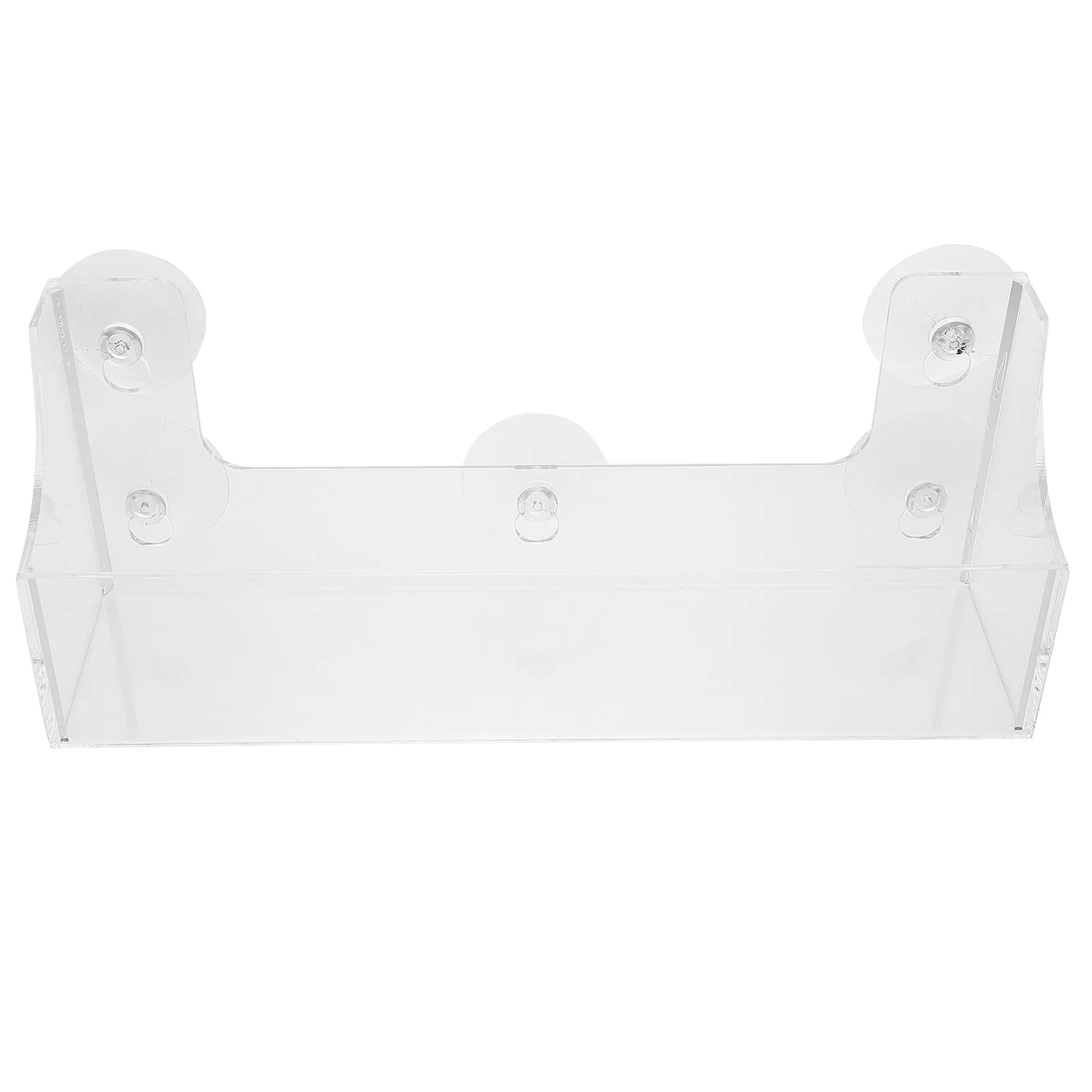 

Refrigerator Side Acrylic Suction Cup Storage Rack Freezer Door Drink Holder Soft Drink Organizer Clear Beverage Shelf
