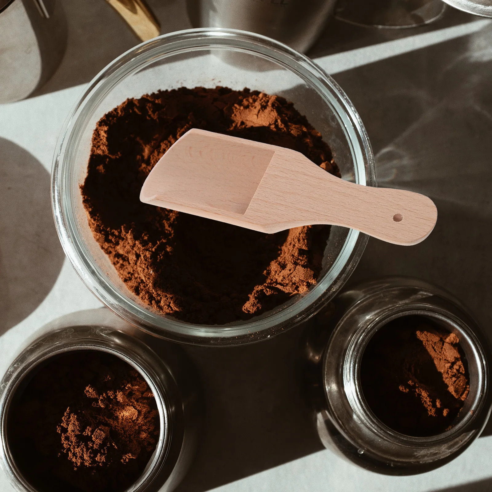 

6Pcs Compact Tea Spoons Portable and Reusable for Brewing Loose Tea and Seasonings Small Scoop Spoons