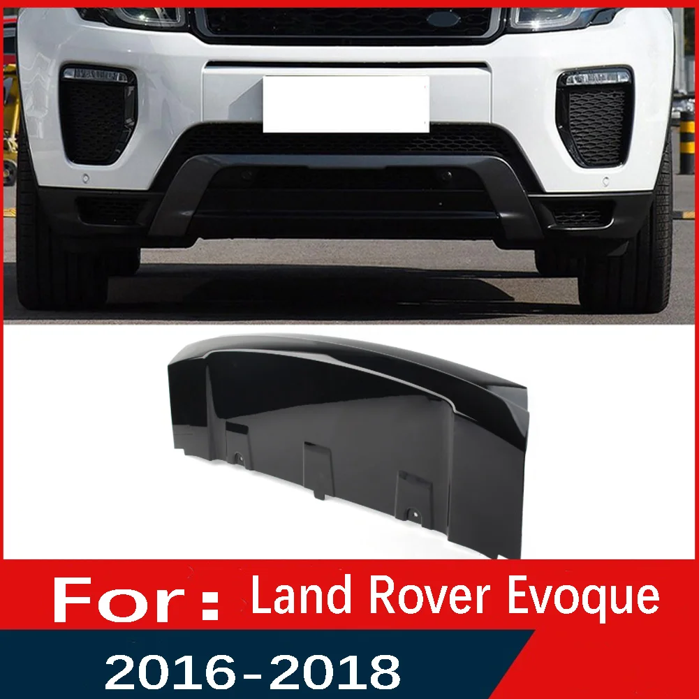 

For Land Rover Range Rover Evoque 2016 2017 2018 Car Front Bumper Tow Hook Cover Towing Eye Guard Board Gloss Black LR071794