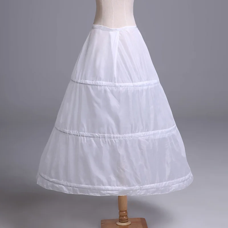 Enagua de 3 aros para niña, Vestido largo de flores, enagua de Ballet, faldas de tutú de crinolina para niño