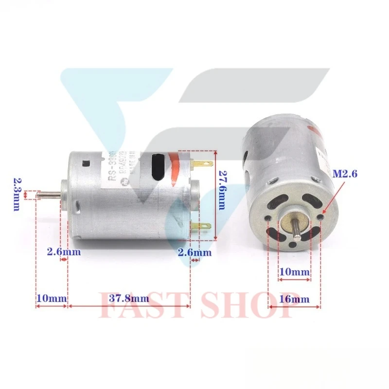 DC3V-7.4V Wanbao To RS-380SH-4535 High-speed Ship Model Car Model Motor 380 Carbon Brush Model Motor