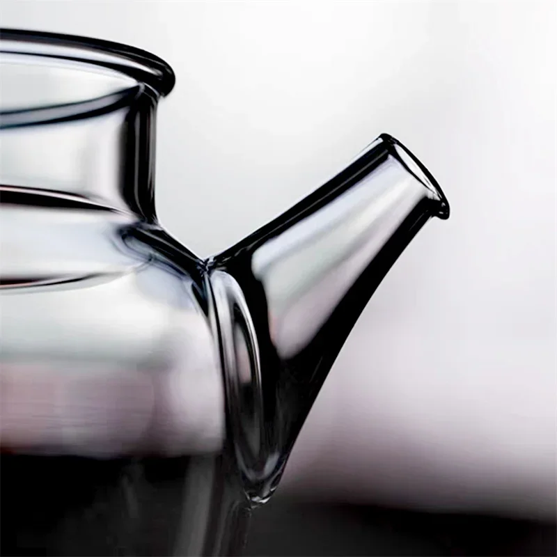 280ml High Borosilicate Glass Tea Pot Heat Resistance Brewing Puer Herb Flower Tea Pitcher Kung Fu Tea Set 3