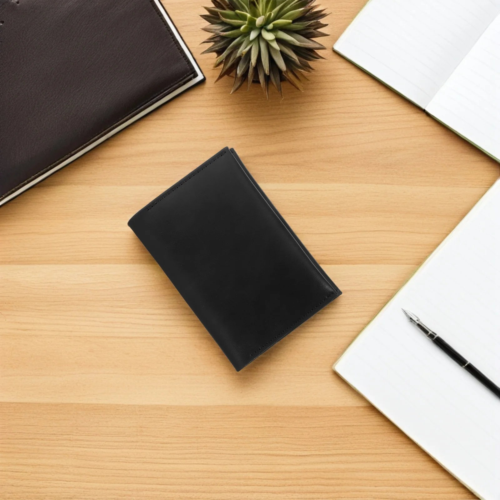 

1pcs Men'S Card Holder Slim Business Card Organizer Wallet Multi Slot Pocket Cash Envelope For Office Travel Conferences