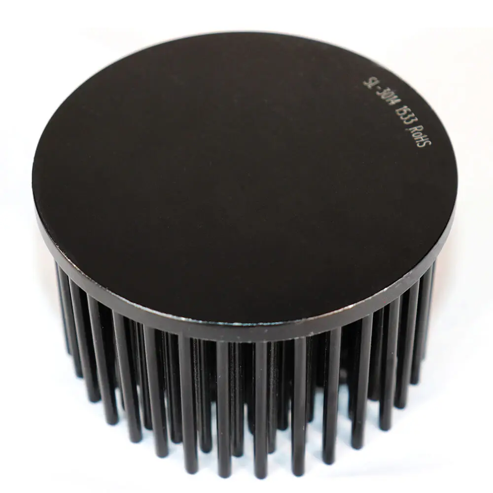 Dongguan Custom Extruded Fin Heatsink Light Forging Aluminum Round LED Light Heat Sink