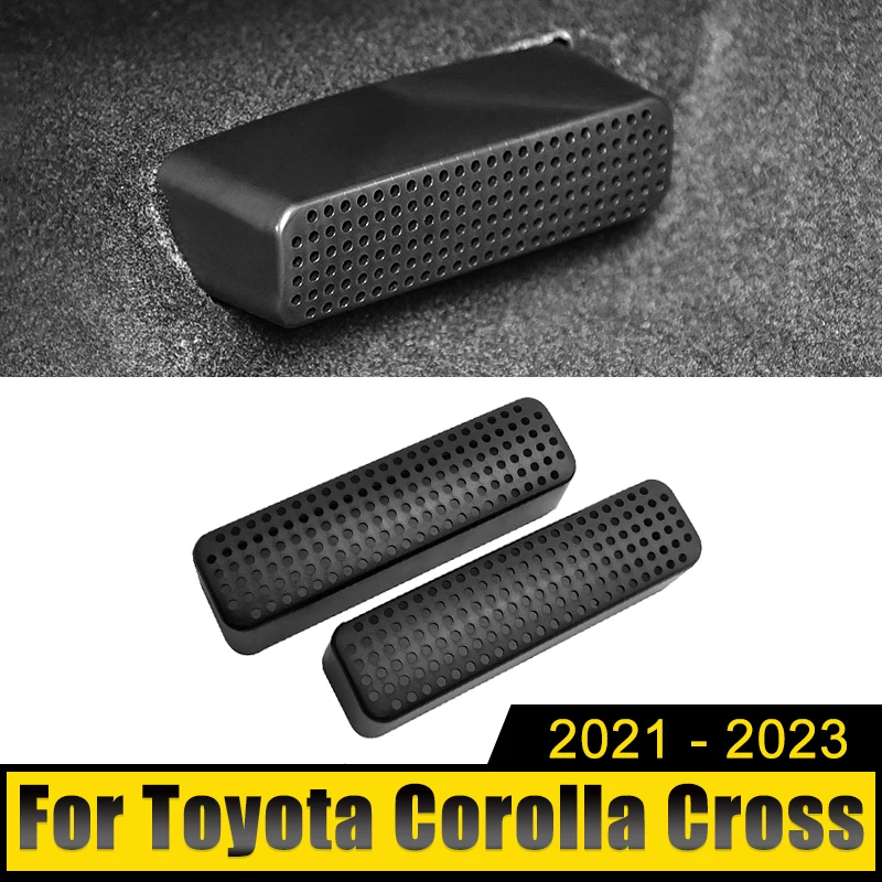 

Car Accessories For Toyota Corolla Cross XG10 2021-2023 Hybrid Rear Seat Air Vent Anti-Blocking Dust Cover Net Air Outlet Case