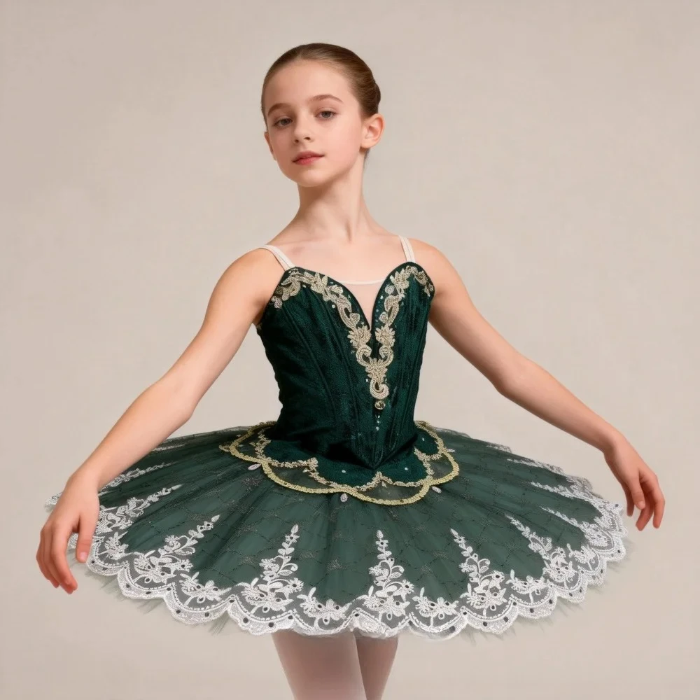 

Ballet Tutu Professional Youth Teenager Ballet Dress Girls Kids Belly Dance Clothing Stage Performance Costume Skirt