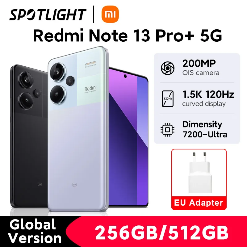 versao global xiaomi redmi note 13 pro plus 5g smartphone 200mp ois camera 667 tela moled curvada 120w hypercharge 120hz 01